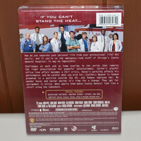 NOS ER: The Complete Ninth Season Widescreen DVD Box Set New Factory Sealed - Picture 2 of 7
